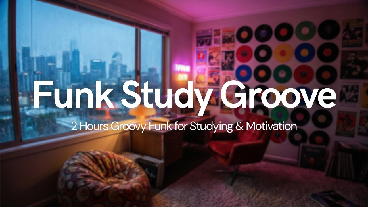 🎸 Funk Study Groove &mdash; | Ritmoworks 📻 | 2H Mix | Groovy Funk Study Music