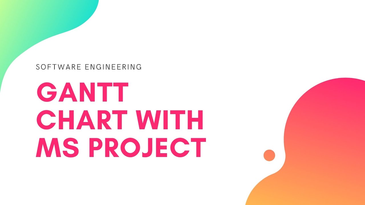 GANTT Chart with MS Project (URDU/HINDI)