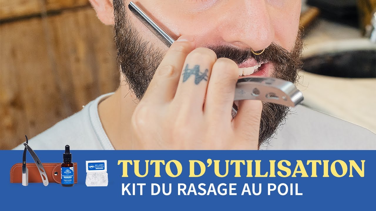 Tuto d'utilisation - Kit du rasage au poil