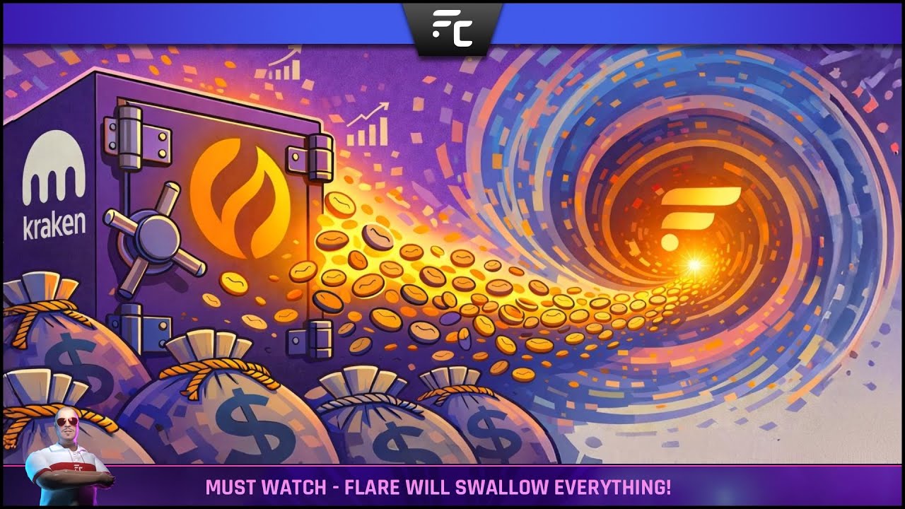 🚨Обязательно к просмотру! 🤯 Сеть Flare поглотит всё! Kraken интегрирует Firelight! 🚀