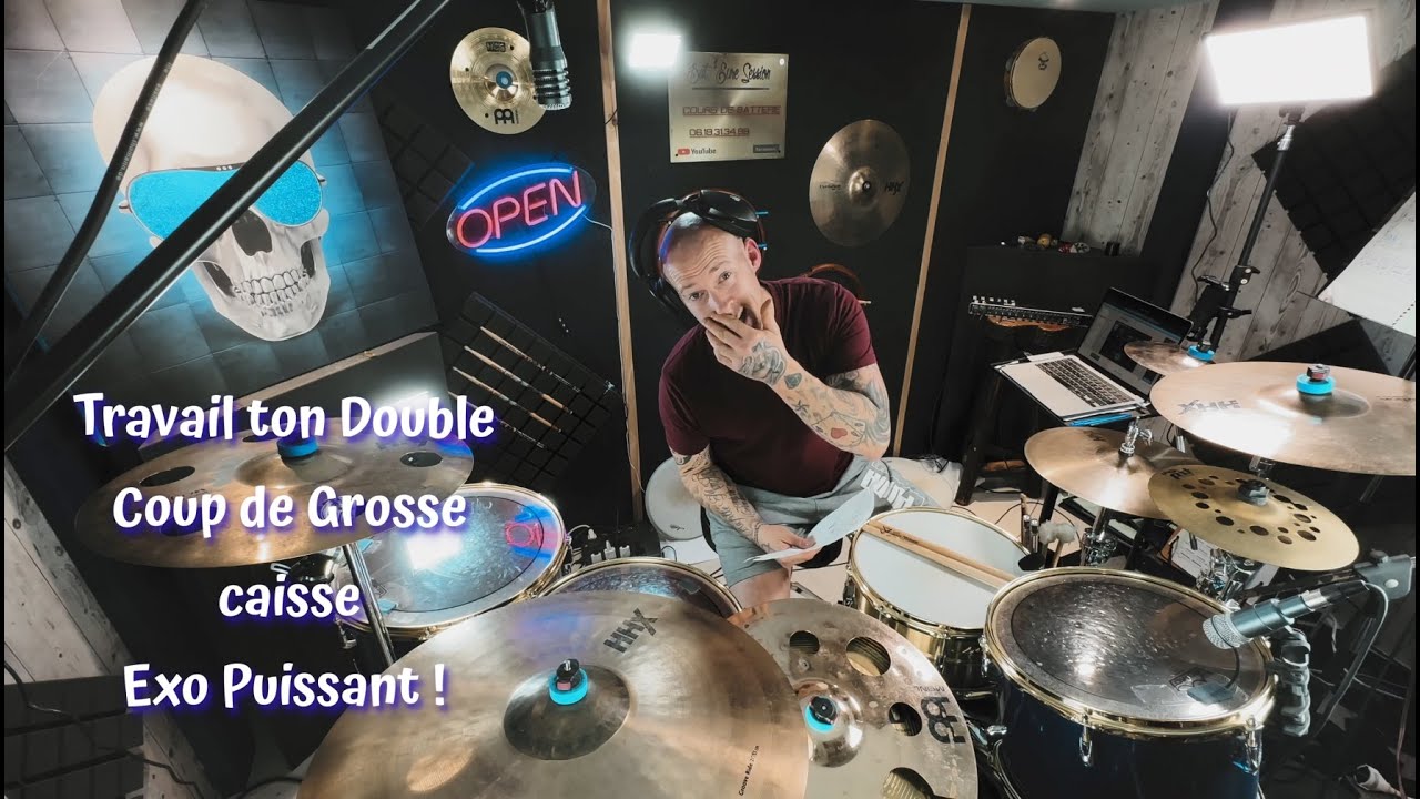 TRAVAIL TON DOUBLE COUP DE GROSSE CAISSE AVEC CETTE EXERCICE PUISSANT + BONUS