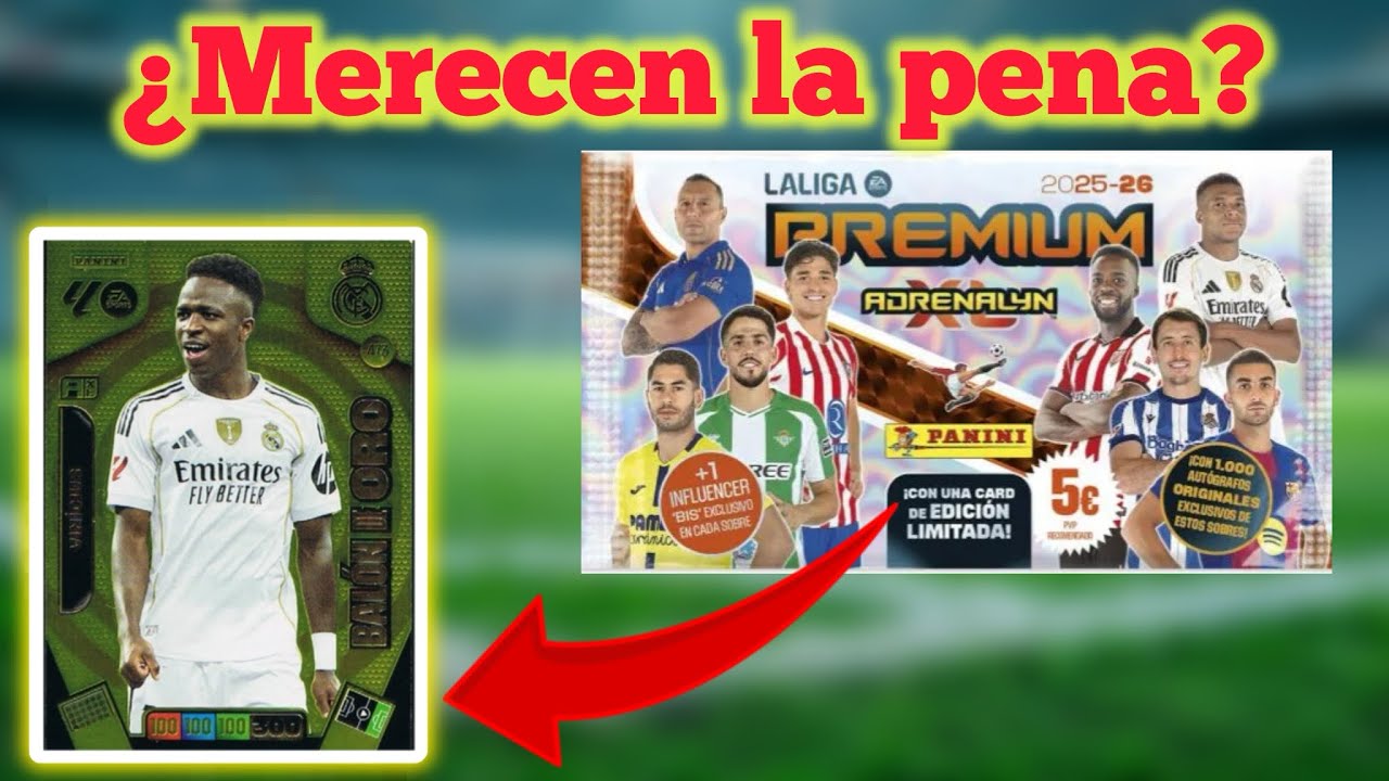 Compro 4 Sobres Premium de Adrenalyn XL 25/26 y pasa esto…