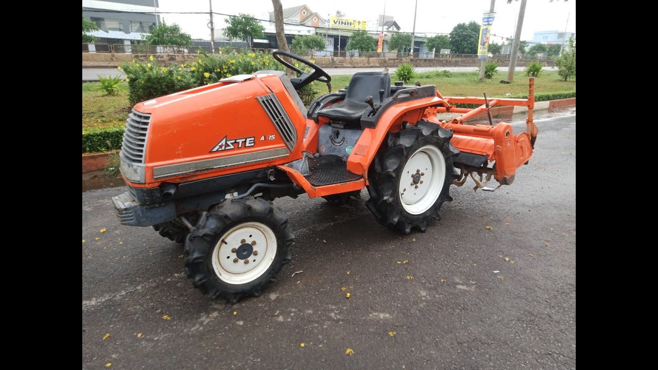 Báo giá Máy cày Mini Kubota Aste 15 nội địa nhật | 2 Cầu | Gầm cao Nông cơ Hoàng Nhật