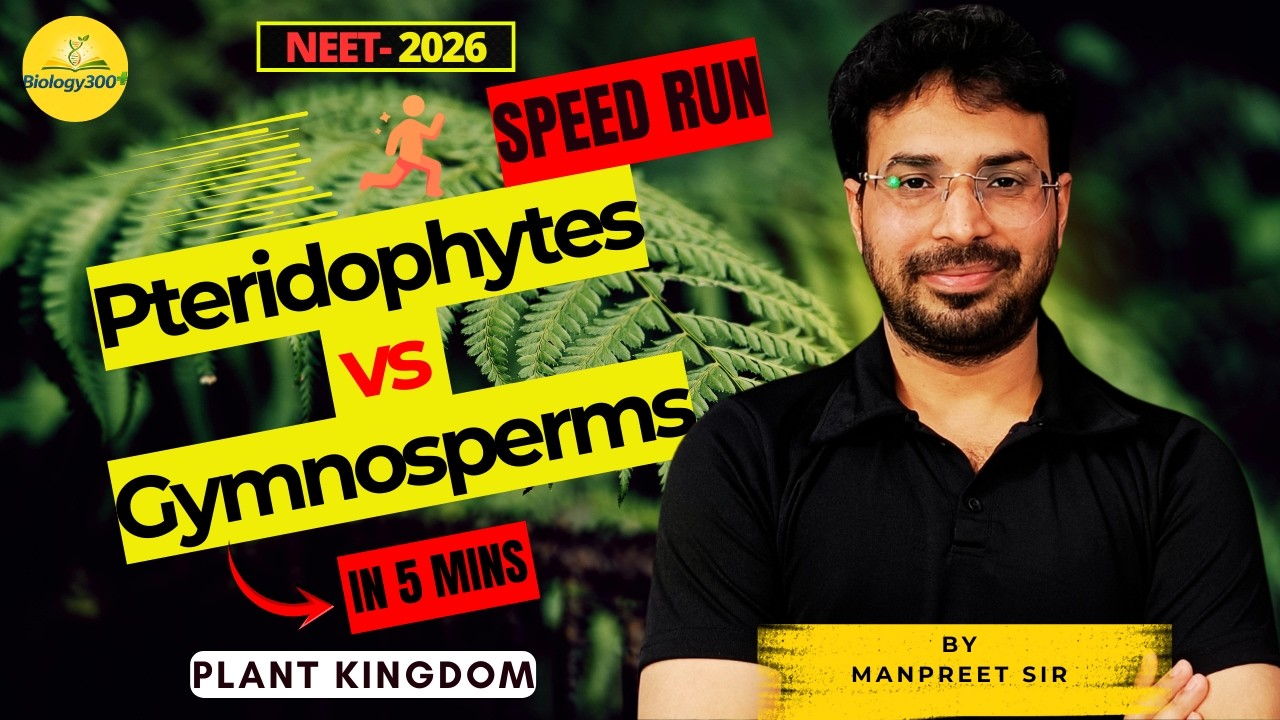 Still Confused? Pteridophytes vs Gymnosperms in 5 Minutes | NEET Biology Quick Revision