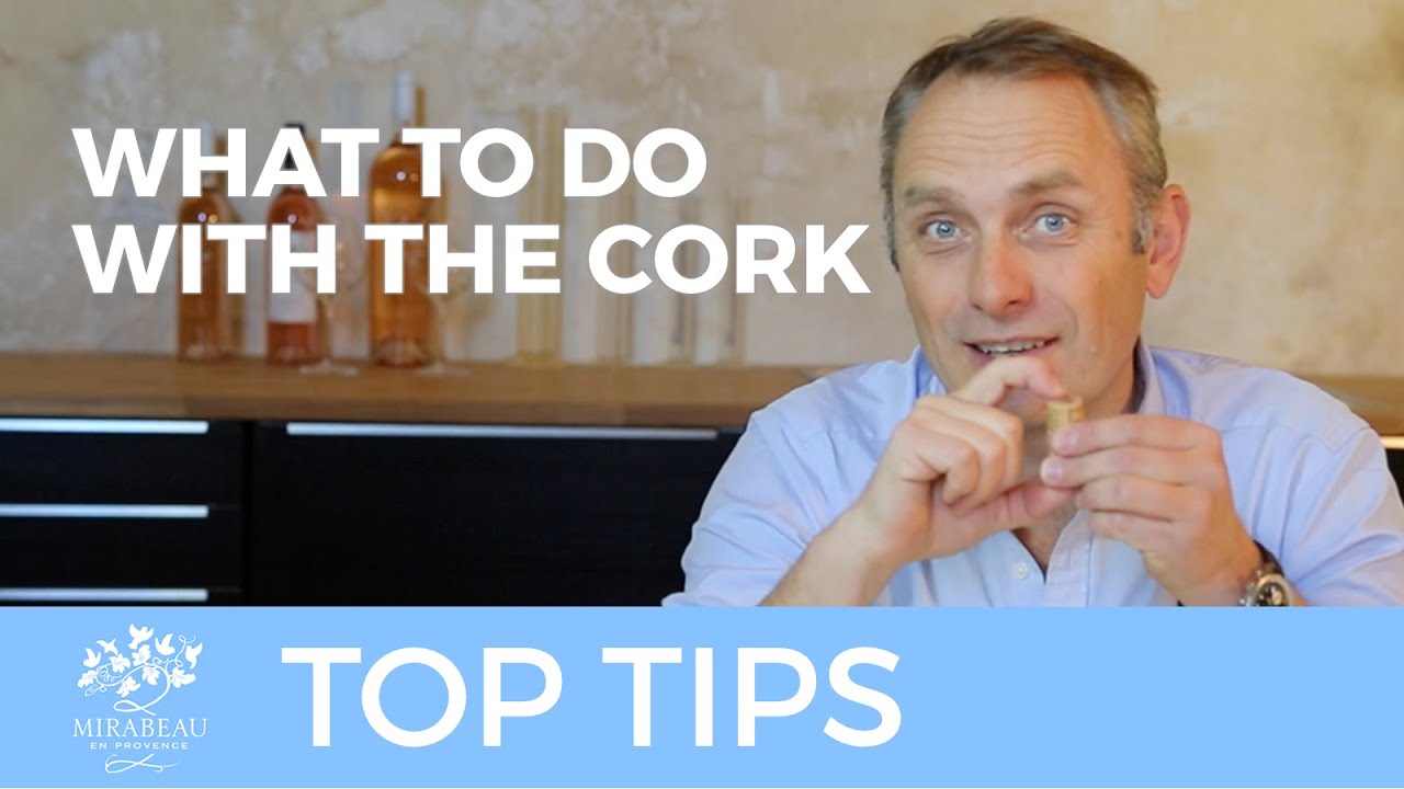 What to do with the cork in a restaurant?