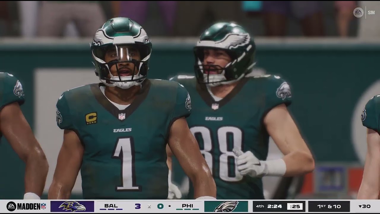Bio football eagles vs ravens