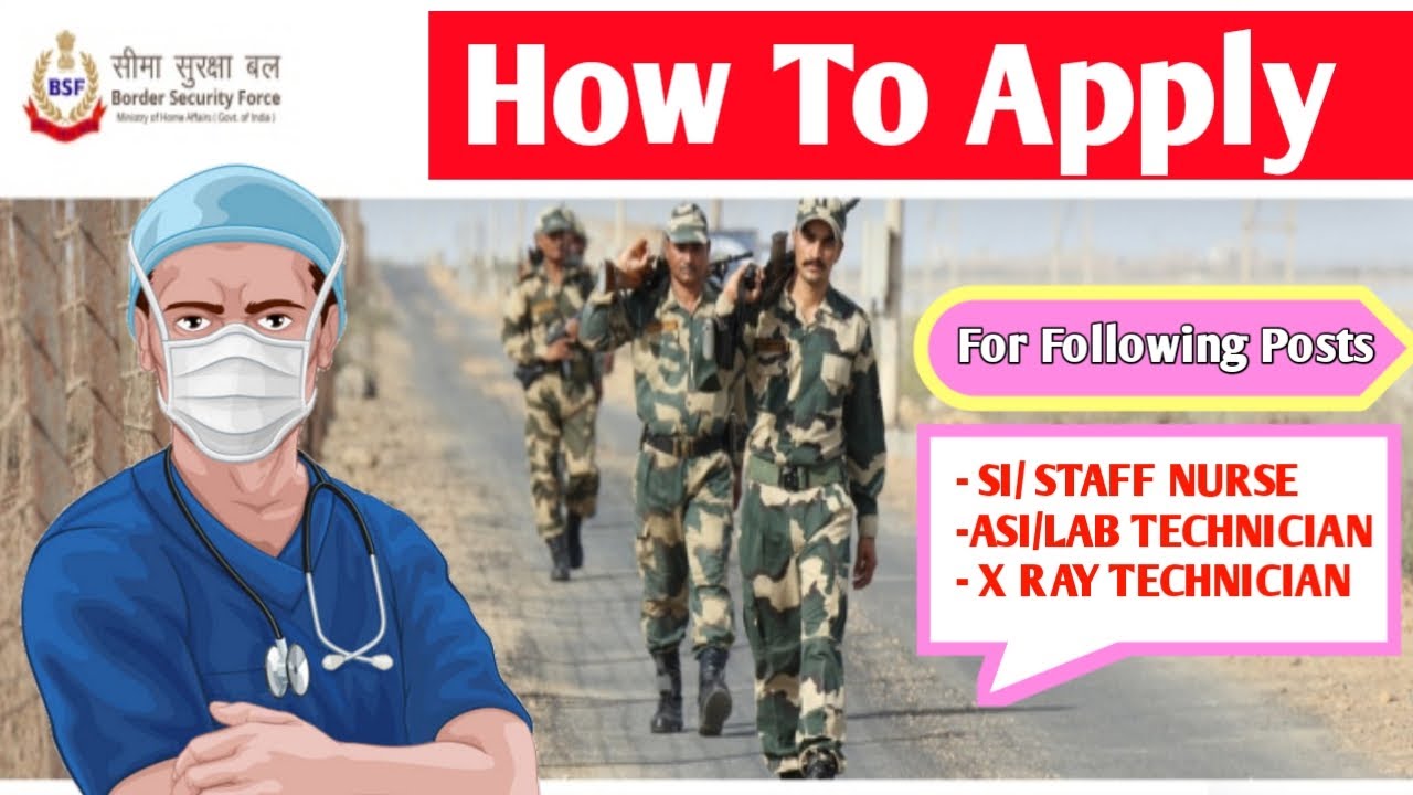 HOW TO APPLY BSF STAFF NURSE VACANCIES 2023 || HOW TO APPLY BSF PARAMEDICAL VACANCIES 2023 ||