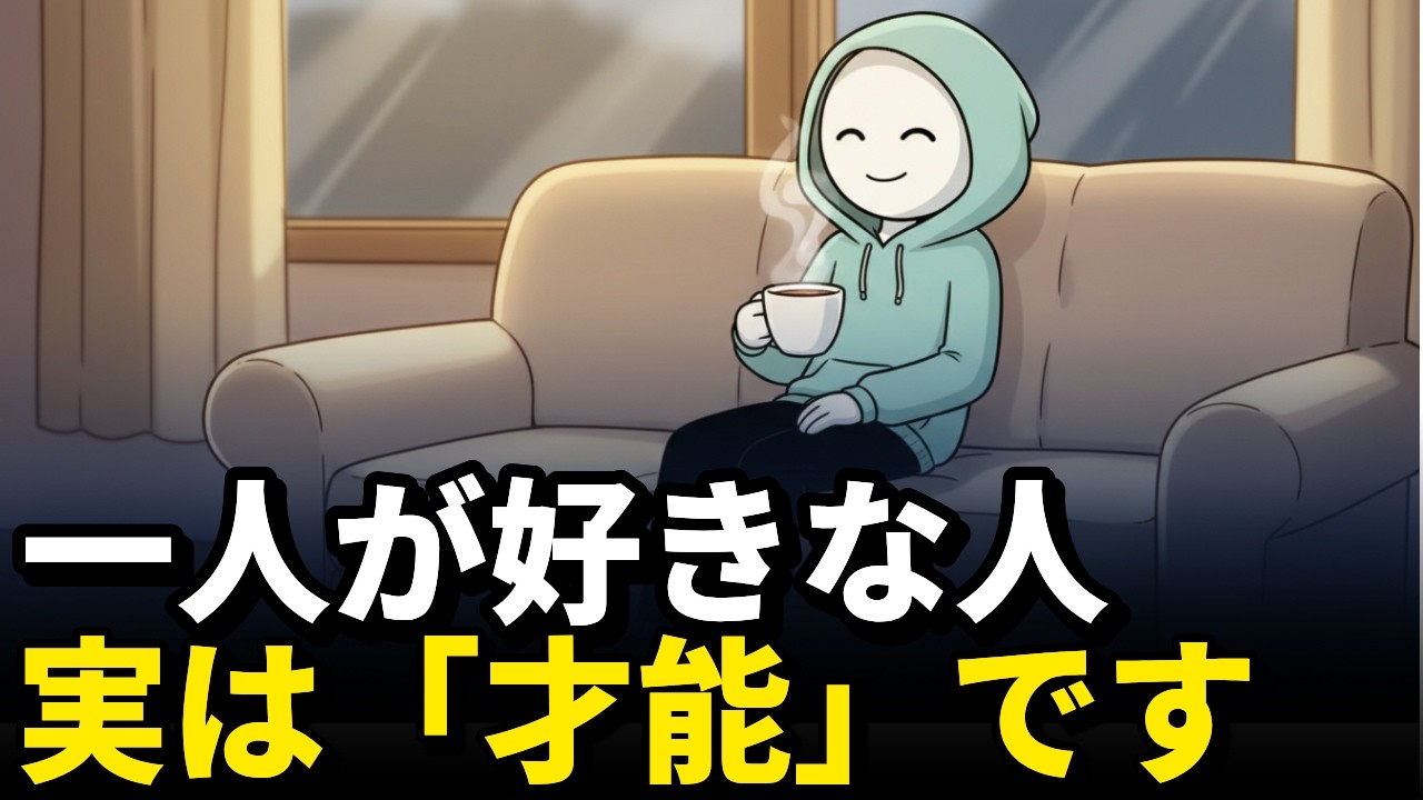 一人が好きな人の心理。それは欠点ではなく「才能」です