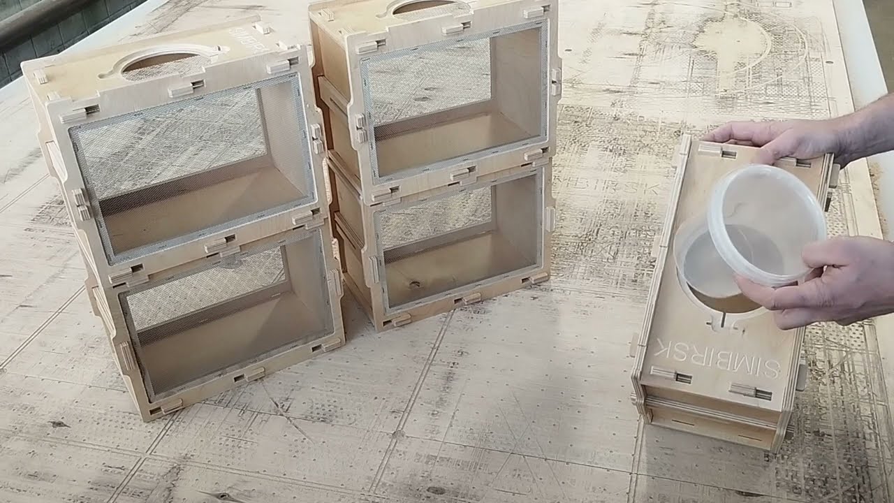 Ящик для бессотового пчелопакета. Обзор / инструкция по сборке.