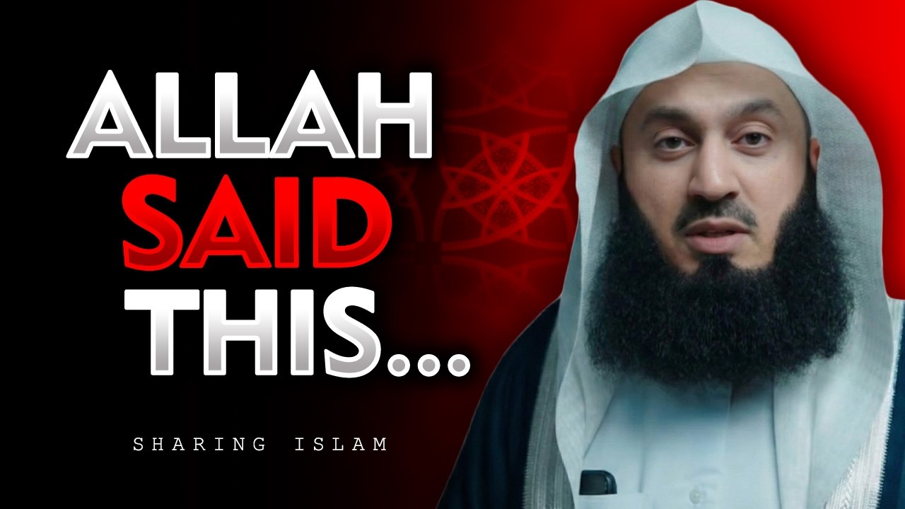 A Message From Allah You Needed to Hear Today | Mufti Menk