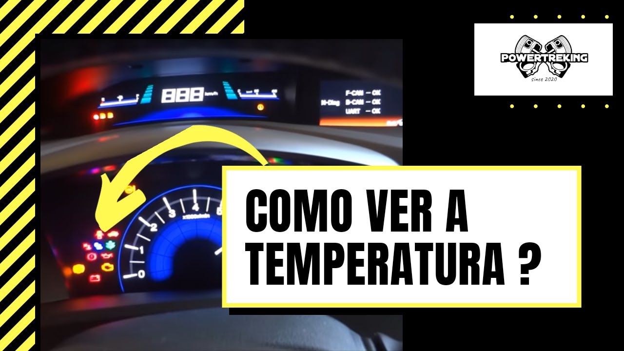 COMO VER A TEMPERATURA NO HONDA CIVIC G9