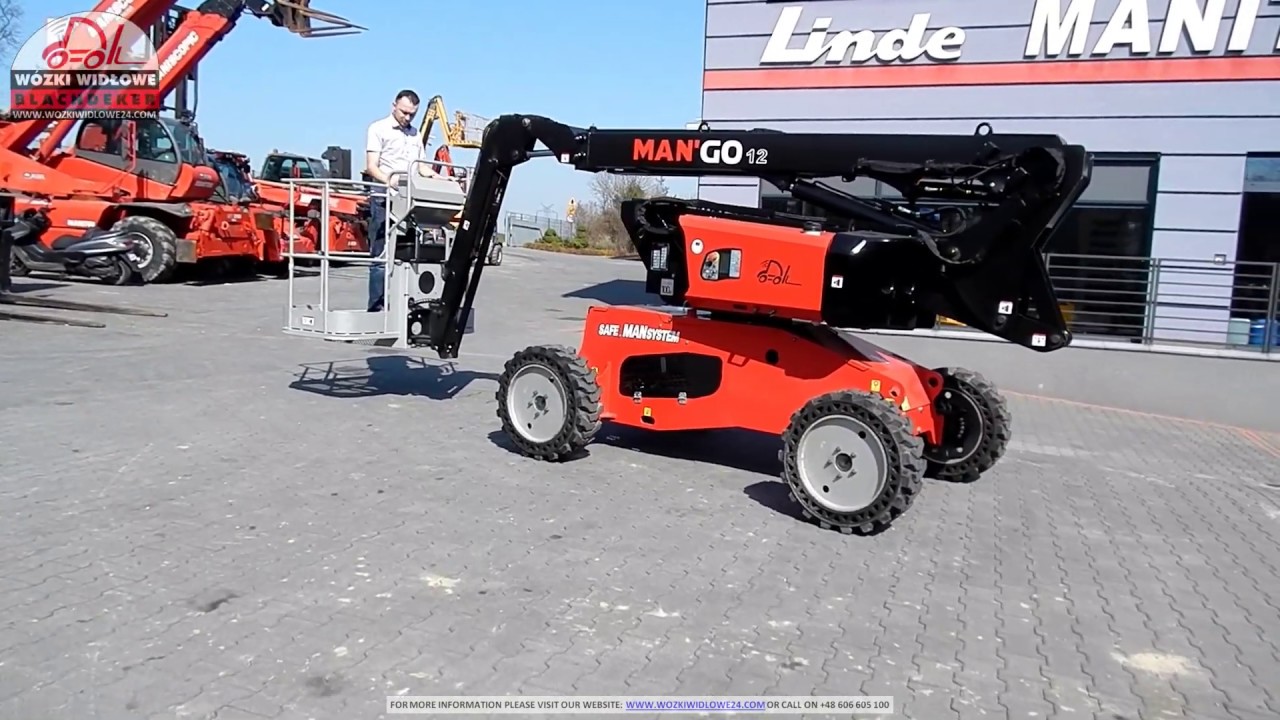 Podnośnik przegubowy Manitou MAN GO12 2017 BD 4648