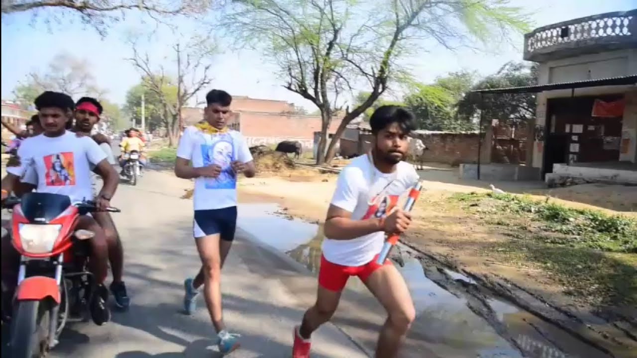 त्रितीय तूफानी डाक कावड सोरों घाट से बटेश्वर धाम ग्राम इशहाकपुर