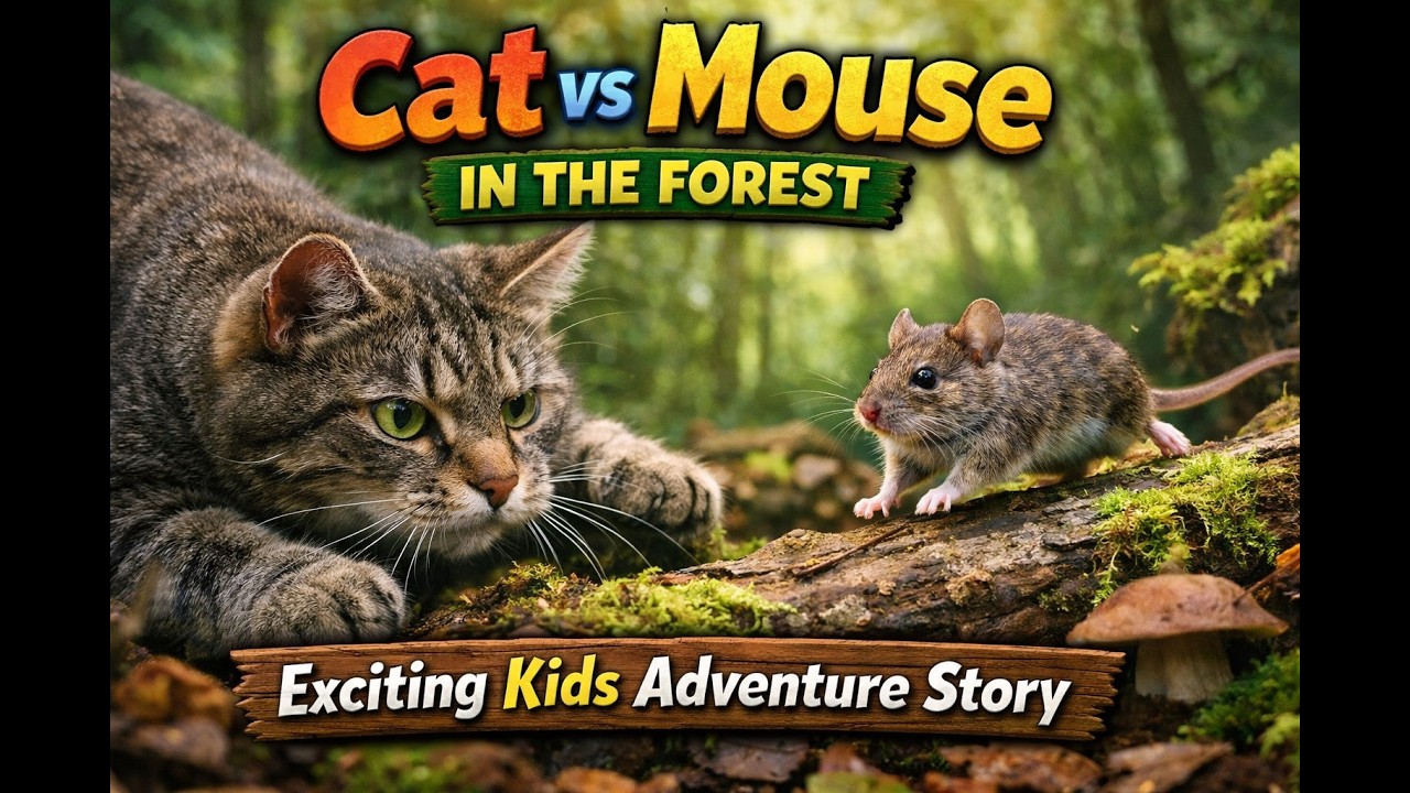 Cat vs Mouse in the Forest | Exciting Kids Adventure Story