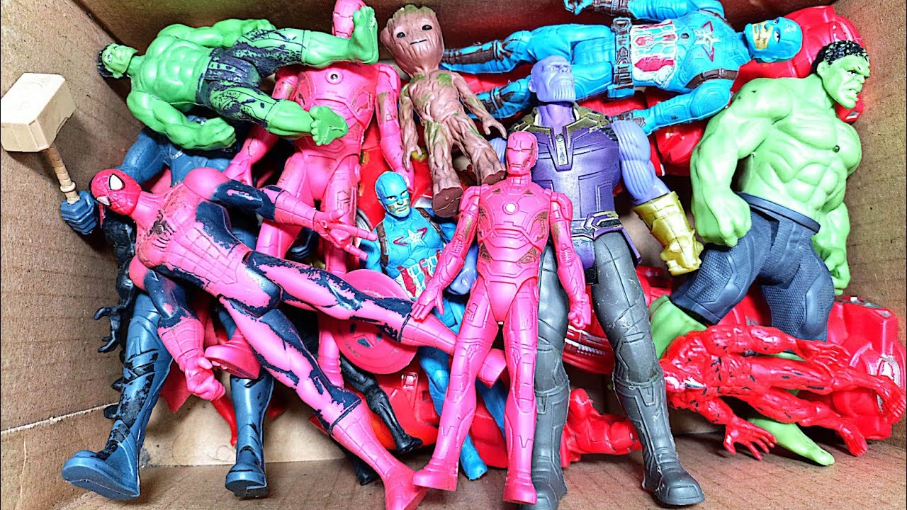 AVENGERS TOYS/Action Figures/Unboxing/Cheap Price/Ironman,Hulk,Thor, Spiderman/Toys.