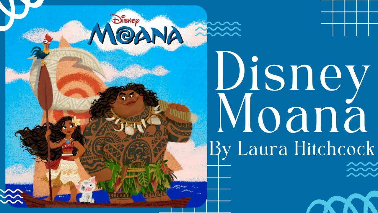 💚 Disney Moana 💚 Stories for Kids Read Aloud [ READ ALONG VIDEO ]