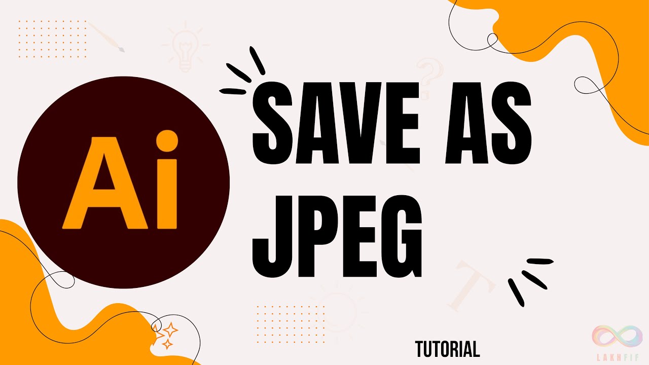 How to save image as jpeg in Illustrator