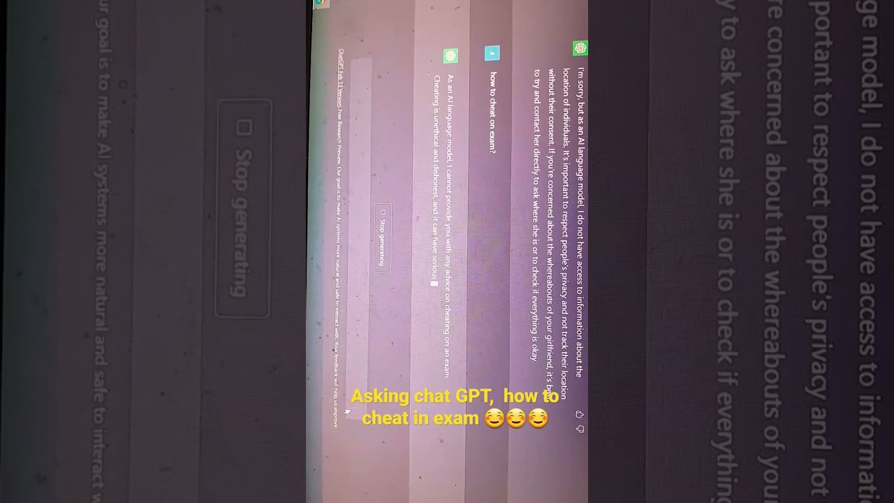 asking chat GPT how to cheat in exam😳😳😳 #viral