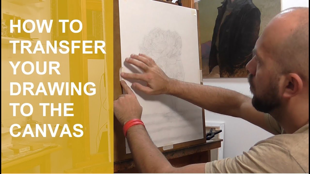 Quick Tip - How to transfer your drawing to the canvas.
