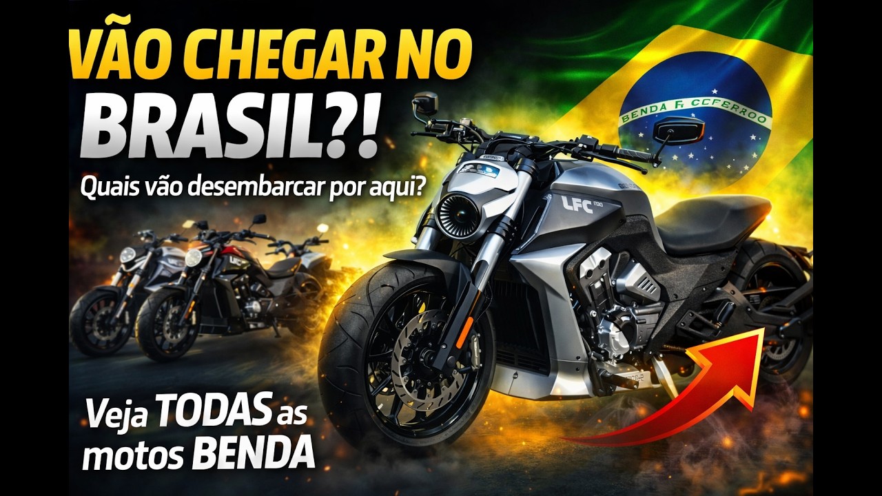 Benda no Brasil: 5 Motos INCRÍVEIS que Podem CHEGAR ao Mercado em 2026!