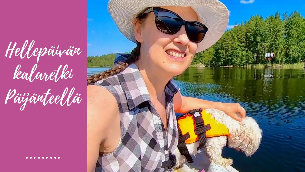 Hellepäivän souturetki Päijänteellä - päästiin saareen uimaan ja syömään // Vlogi