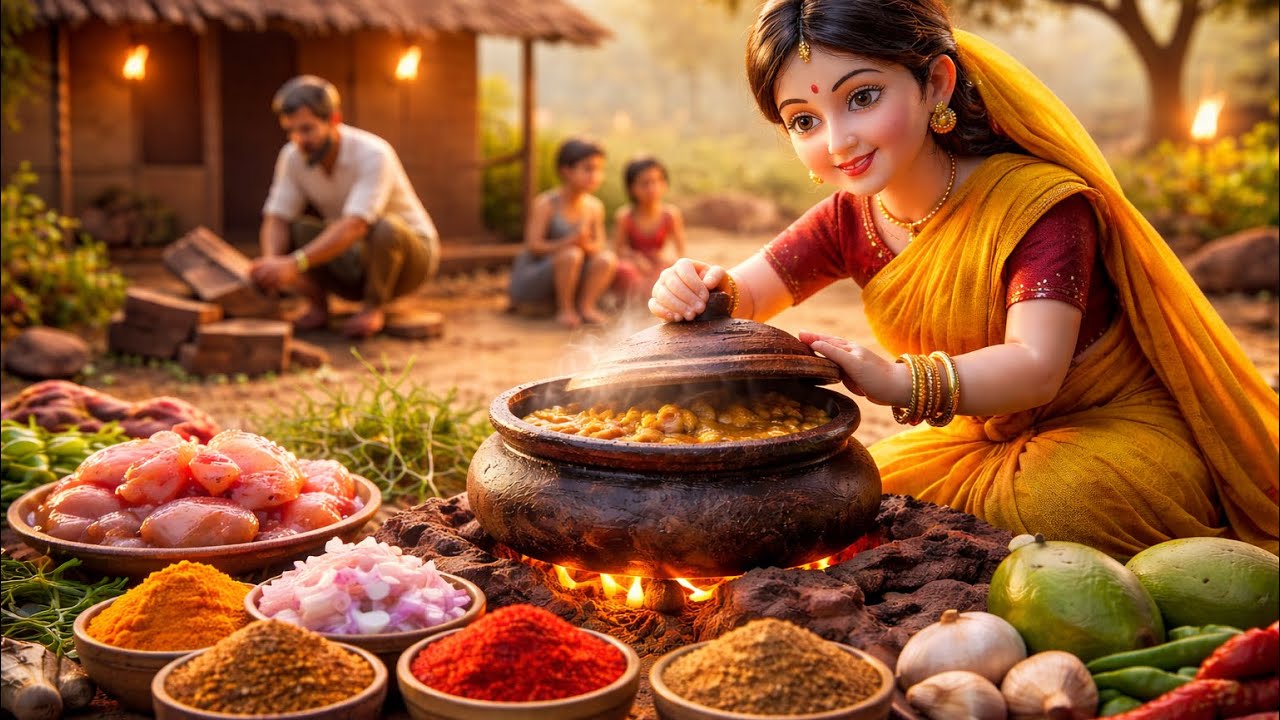 Miniature Village life Cooking ASMR🌾🔥| Biryani & Aam Panna Satisfying Indian ￼ #miniaturecooking 