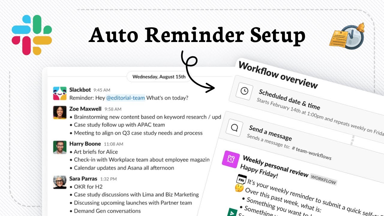 How to create a recurring reminder in Slack