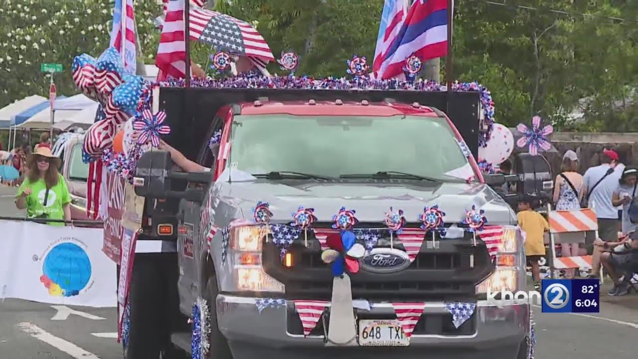 Festivities and fireworks for Kailua’s 75th July 4th parade