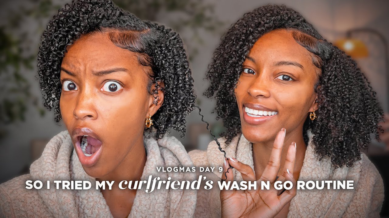 Ok... I Just Transformed My Wash N Go with this ONE Product! |  Vlogmas Day 9