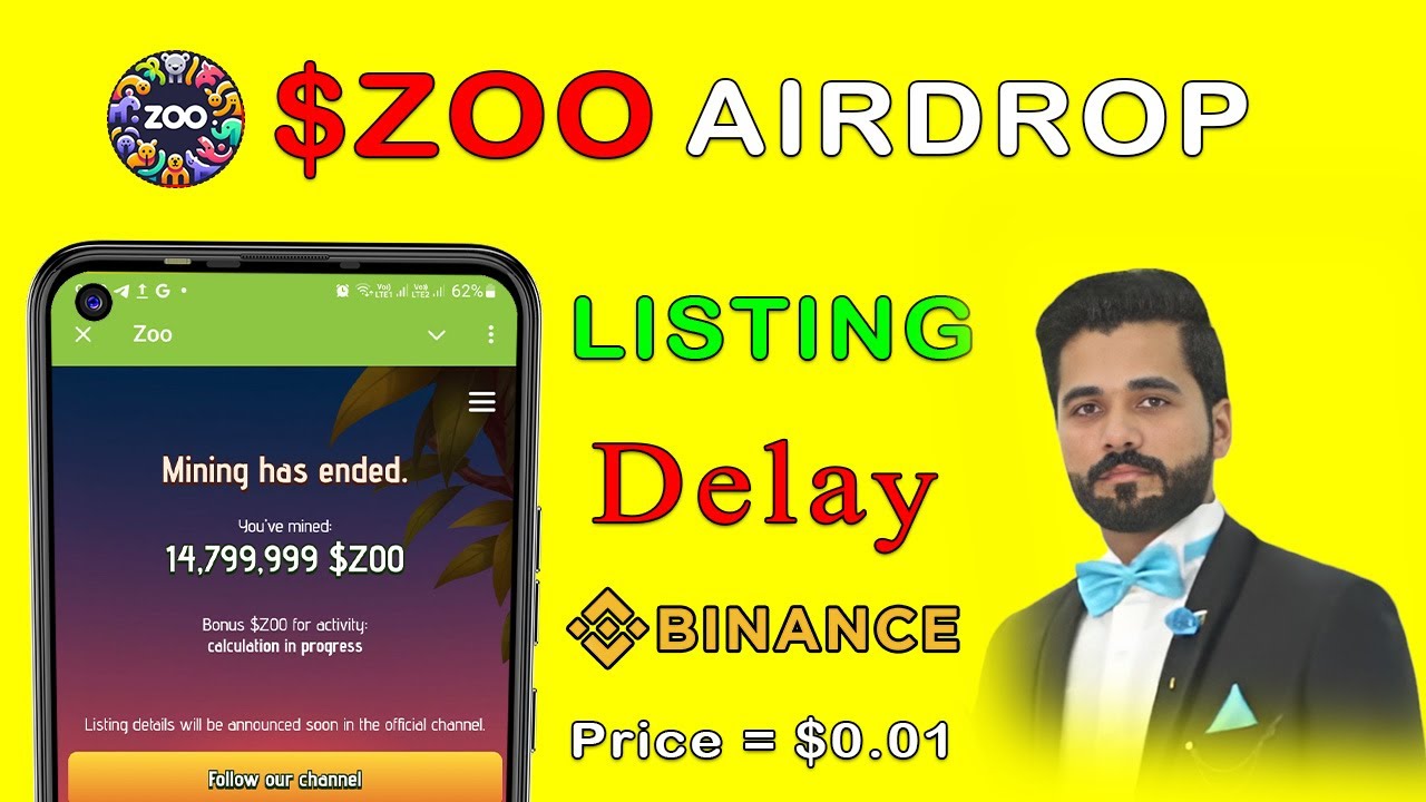 Zoo Airdrop Listing Delay | Zoo Price Prediction | Zoo Airdrop Price