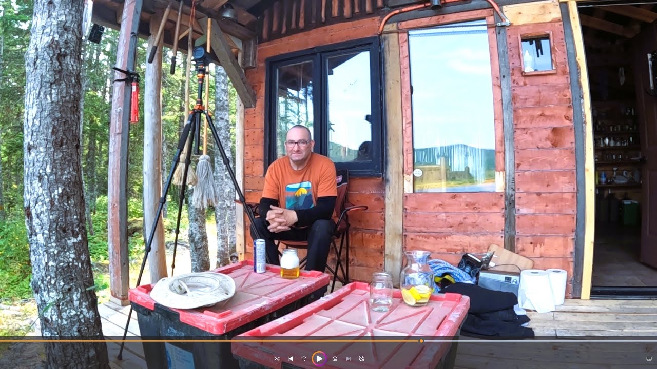 Off Grid Remote Cabin:  Radio Antenna Install, Bear Bait, Landscaping, And Brook Trout Fishing #95