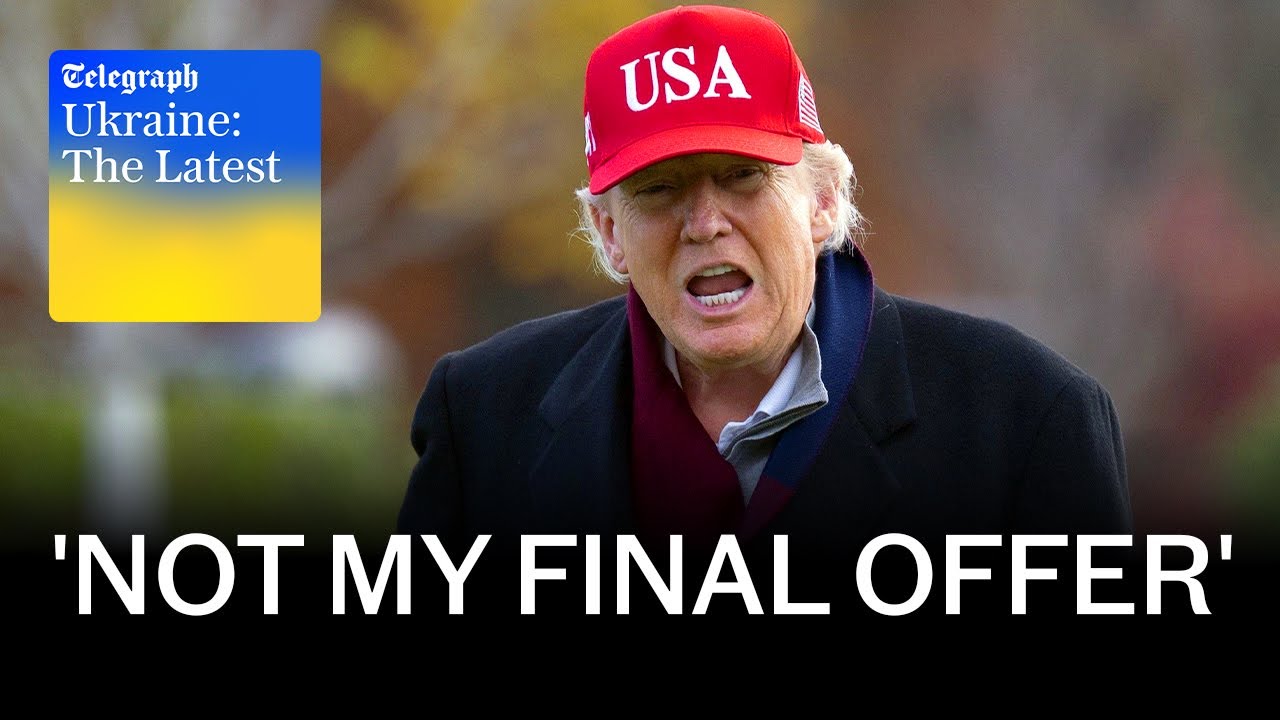 Trump peace plan ‘written by Russia’ & explosion as power plant struck near Moscow