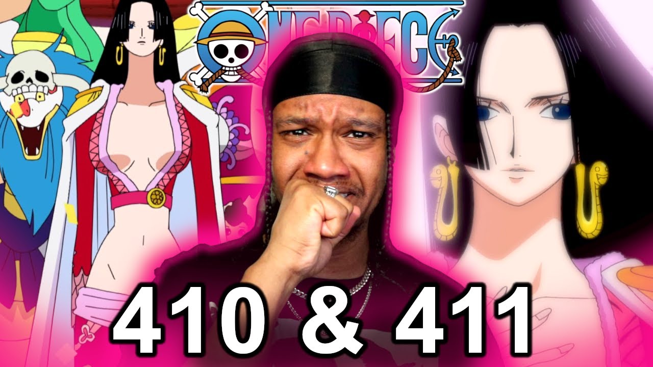 ROBIN HAS COMPETITION!! BOA HANCOCK!! | First Time Watching One Piece Episodes 410 & 411 (reaction)