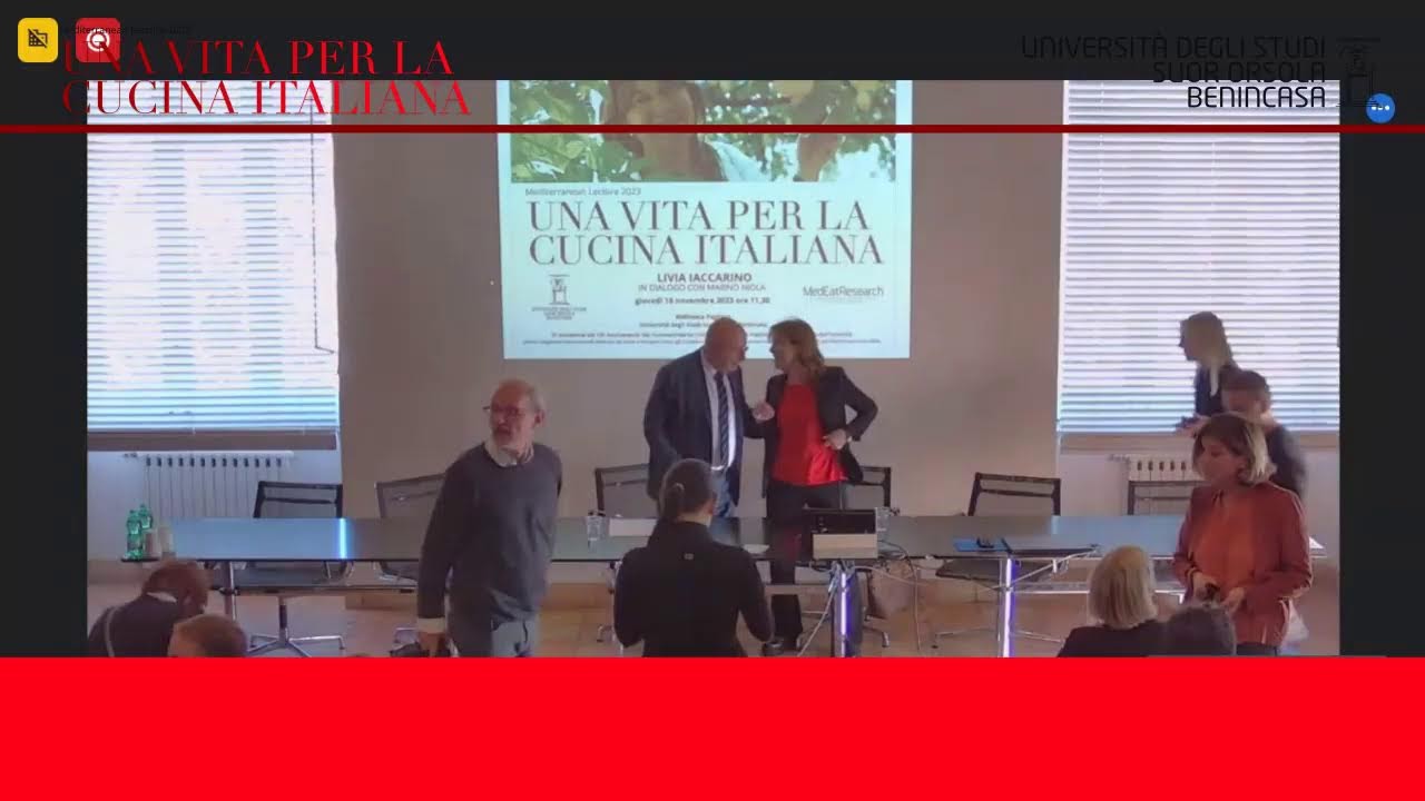 Mediterranean Lecture 2023 | Una vita per la cucina italiana
