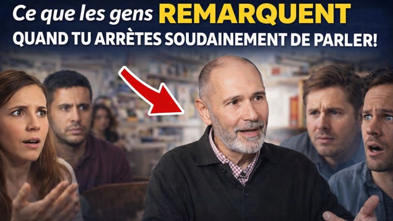 Ce que les gens remarquent quand tu arrêtes soudainement de parler