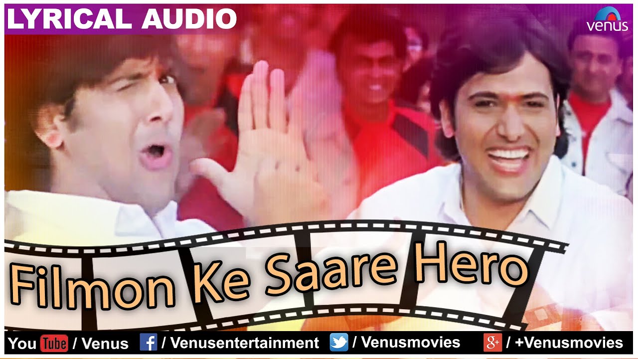 Filmon Ke Sare Hero Full Song with Lyrics | Swarg | Govinda, Juhi Chawla