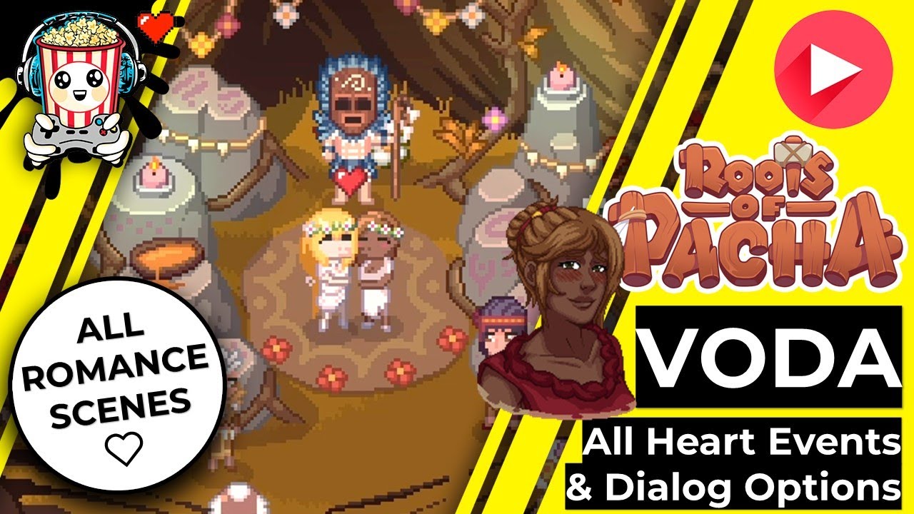 Roots of Pacha: Voda – All Heart Events & Dialog Options (+ Breakup 💔 and Wedding Scene 💒)