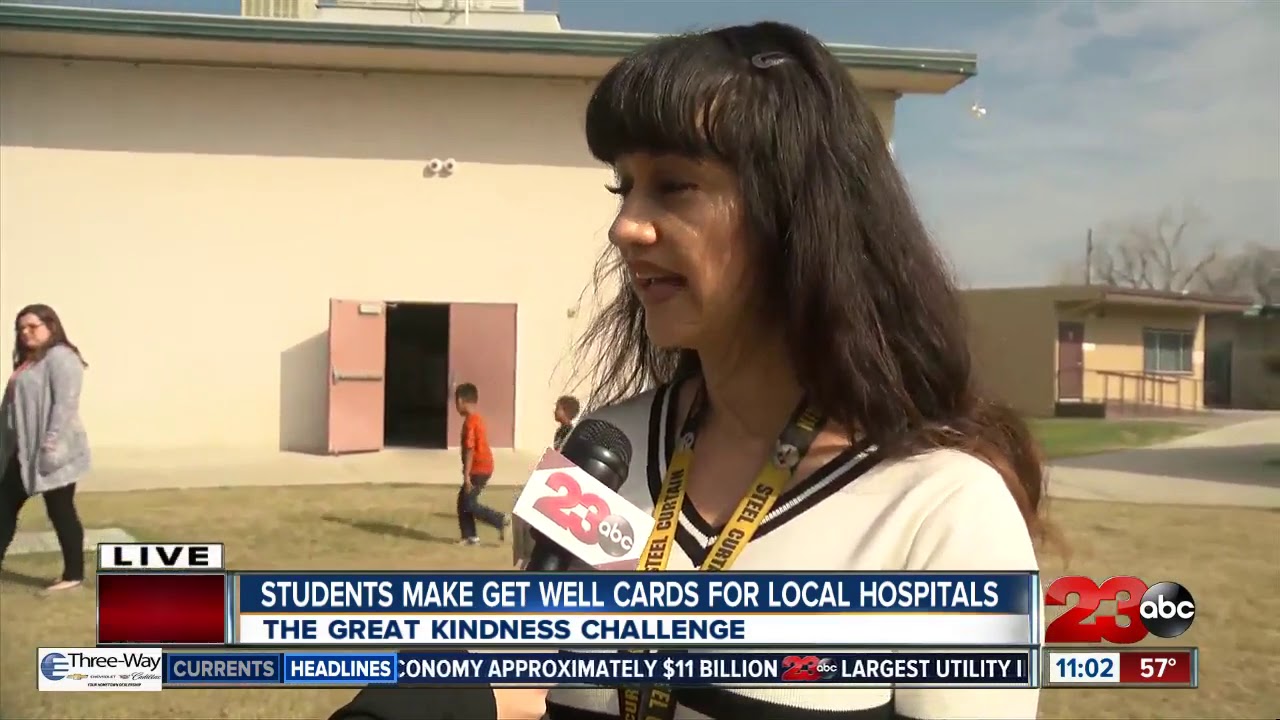 Hort Elementary School students create &ldquo;Get Well Cards&rdquo;