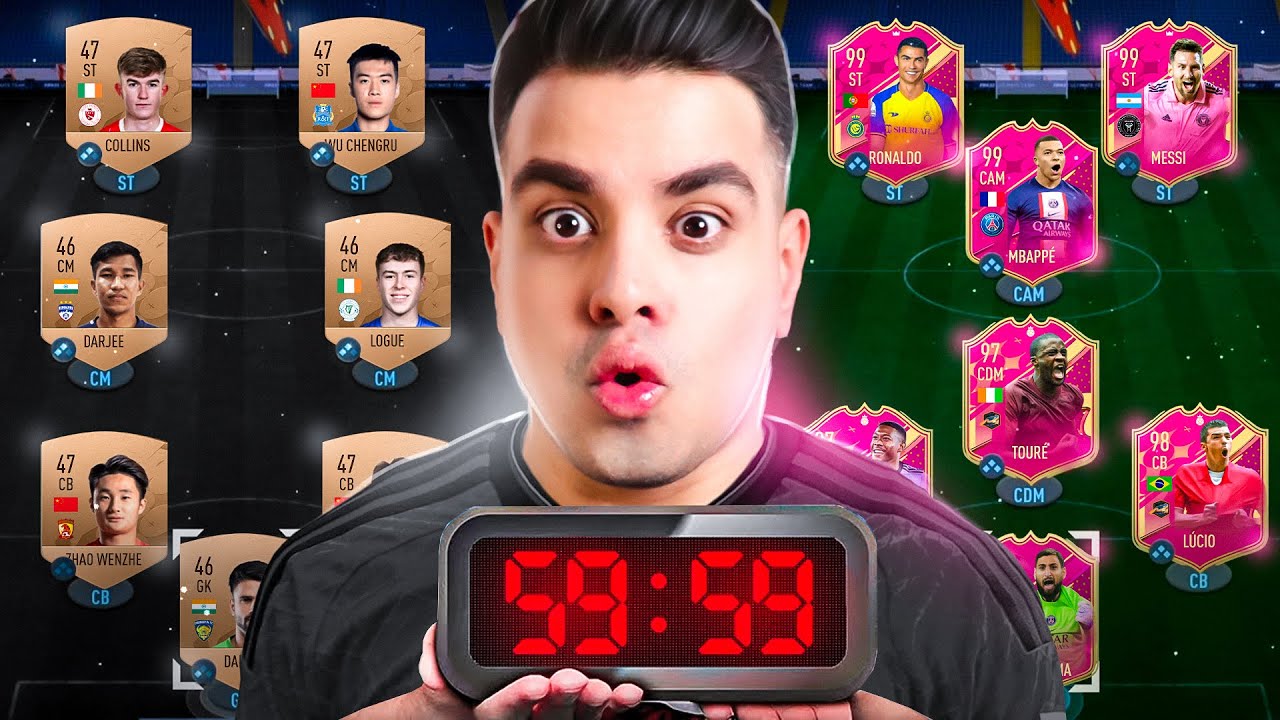 بهترین تیم تاریخ فیفا رو در 1 ساعت ساختم 😮👌