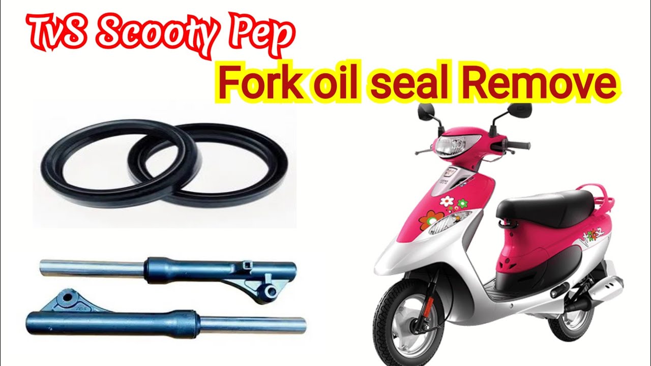 TvS Scooty Pep Front Fork Oil Seal Removing