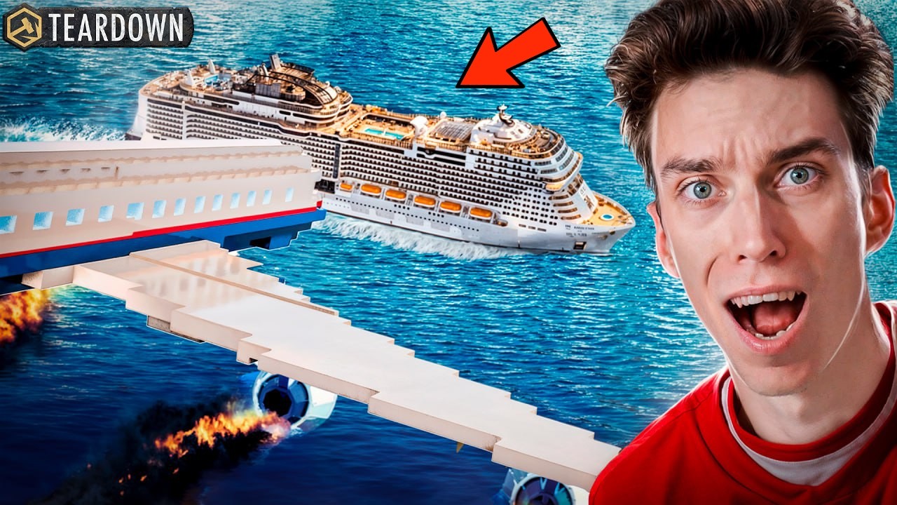 САМОЛЁТ ВРЕЗАЛСЯ В КОРАБЛЬ! СМЕРТЕЛЬНАЯ АВИАКАТАСТРОФА! ► Teardown