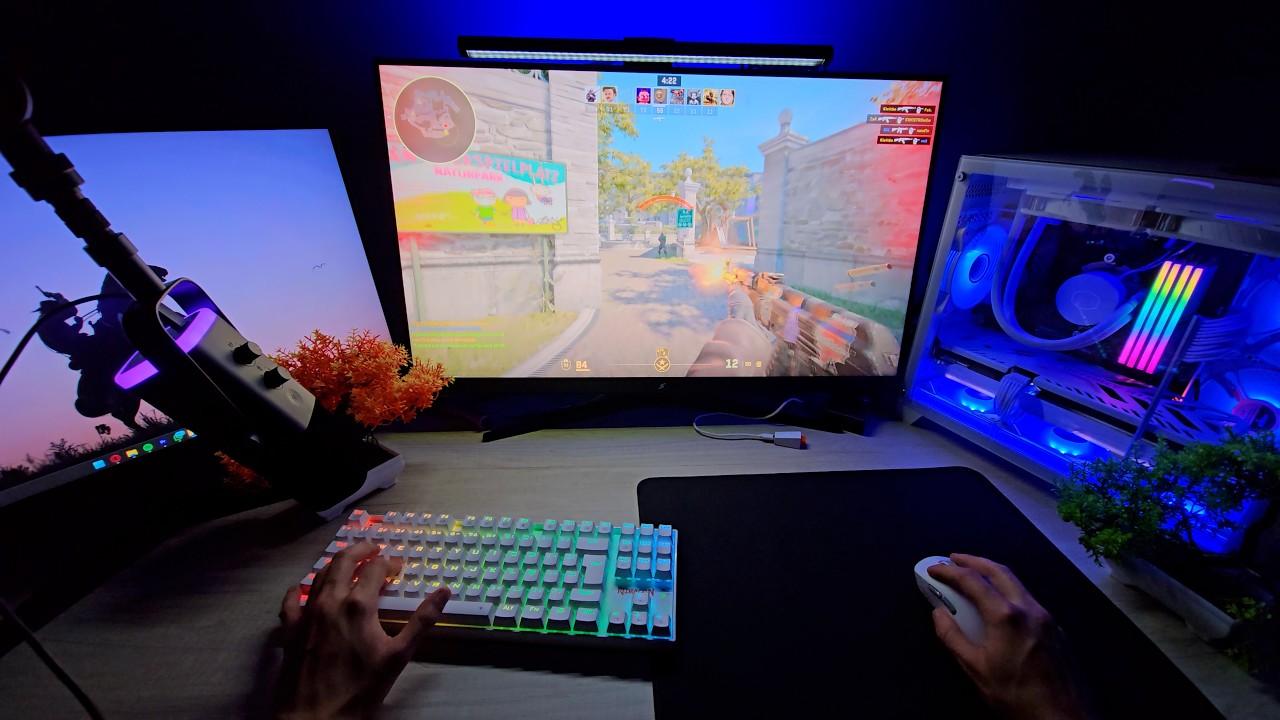 Testando o Teclado Mecânico +Vendido do Brasil. Review Redragon Kumara Pro Wireless