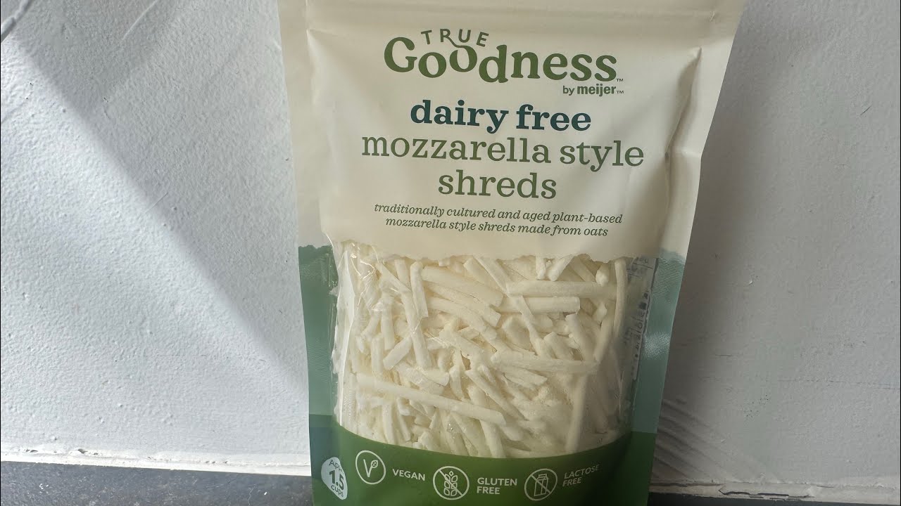 True Goodness by Meijer Dairy Free Mozzarella style Shreds 