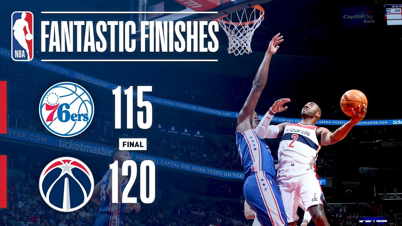 Best of Philadelphia 76ers vs Washington Wizards From the 4th Quarter | October 18, 2017