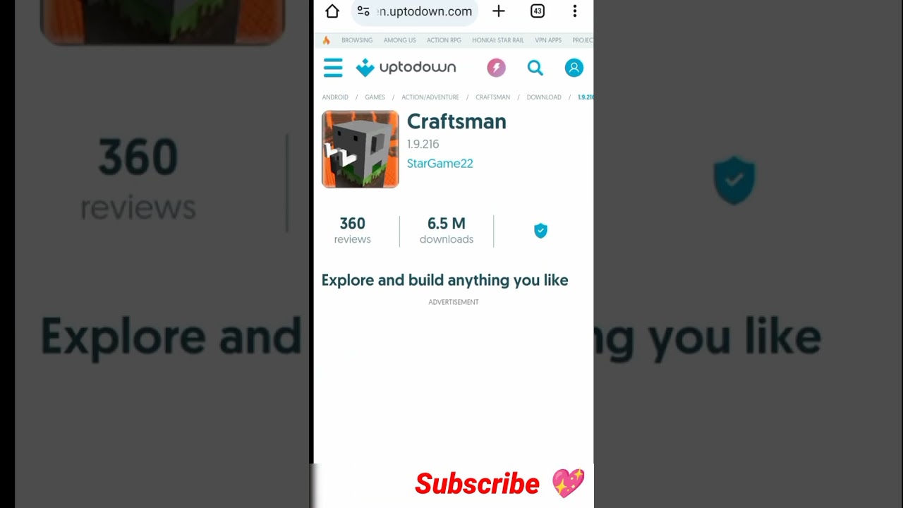 CRAFTSMAN OLD VERSION! DOWNLOAD