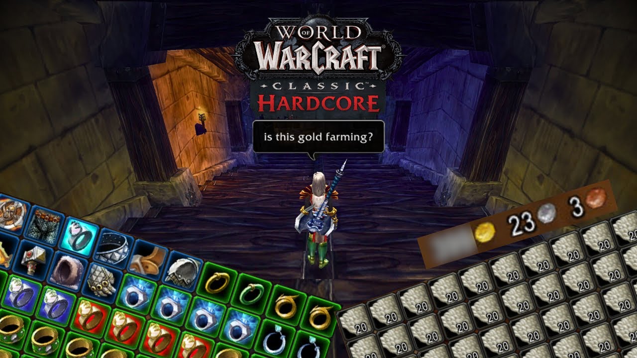 I ran Stockades 50 times... Easy gold in WoW Anniversary Hardcore?