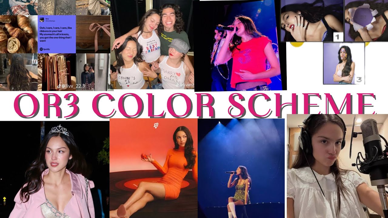 OR3 color schemes🧡❤️💗💚🎸🎤🎼