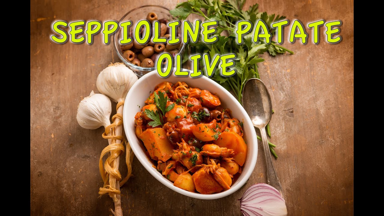 SEPPIOLINE PATATE E OLIVE IN UMIDO-IL SEGRETO PER AVERLE PERFETTE E MORBIDE!