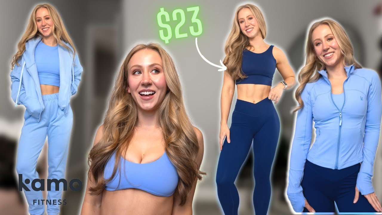 NEW Kamo Fitness Azure Review! New Soft Fabrics, Loungewear, High Support Bras!