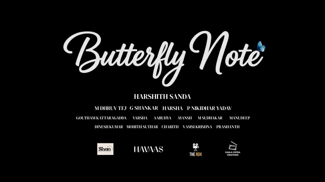 Butterfly Note | Teaser | Kalaa Chitra Creations